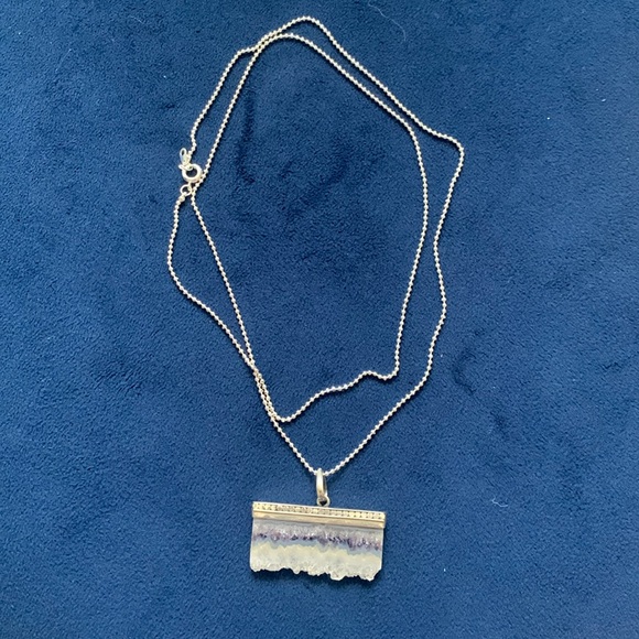 Crystal pendant with chain - Picture 2 of 6
